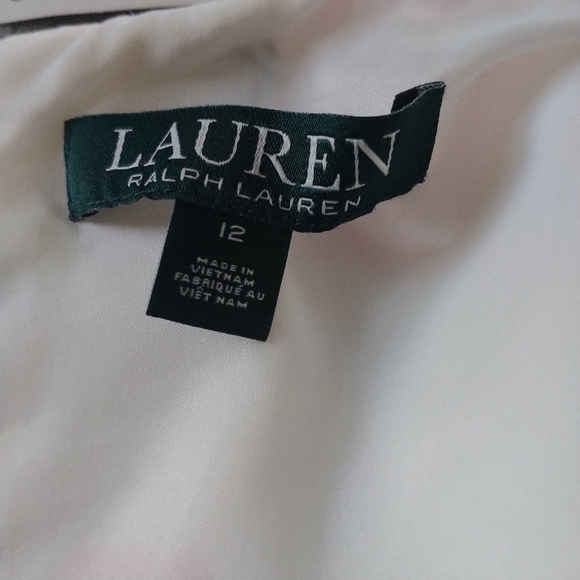 LAUREN Ralph Lauren Shift Dress Scoop Neck Sz 12 - Picture 5 of 12